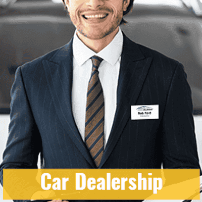 Car Dealership Name Tags