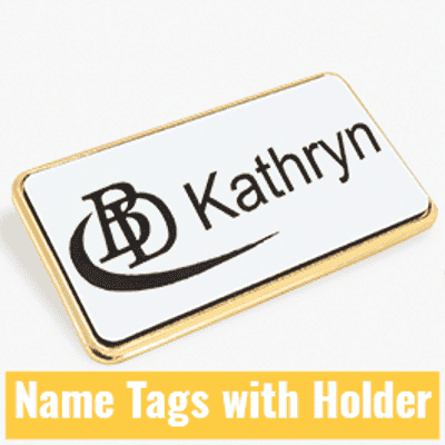 Beveled & Framed Name Tags