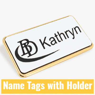 Beveled & Framed Name Tags
