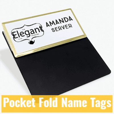 Pocket Fold Name Tags