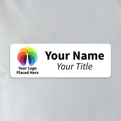 1 x 3 inch Full Color Custom Name Badge