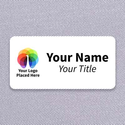 Full Color Custom Name Tag - 1.5" x 3"