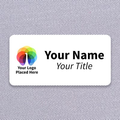 Full Color Custom Name Tag - 1.5" x 3"