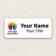 Full Color Custom 1.25" x 3" Name Tag