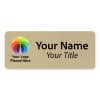 Gold Name Tag - 1.25 x 3
