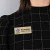 Business Name Tag with Magnetic backing 