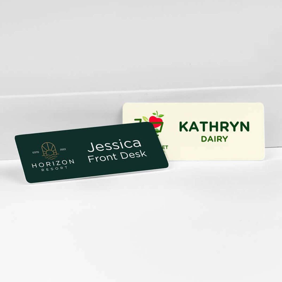 Customize your name tag to fit your needs