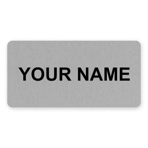 Custom 1 Line UV Printed Name Tag
