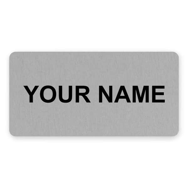 Custom 1 Line UV Printed Name Tag