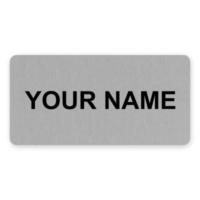 	 1 Line UV Printed Custom Name Badge
