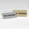 Silver and Gold Name Tags 