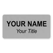 Magnetic Name Tag 2 Line UV Printed