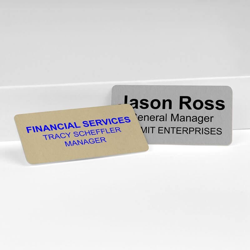 Color options for Name Tags 