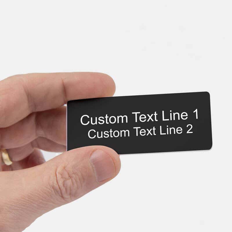 Custom Engraved Name Badge 