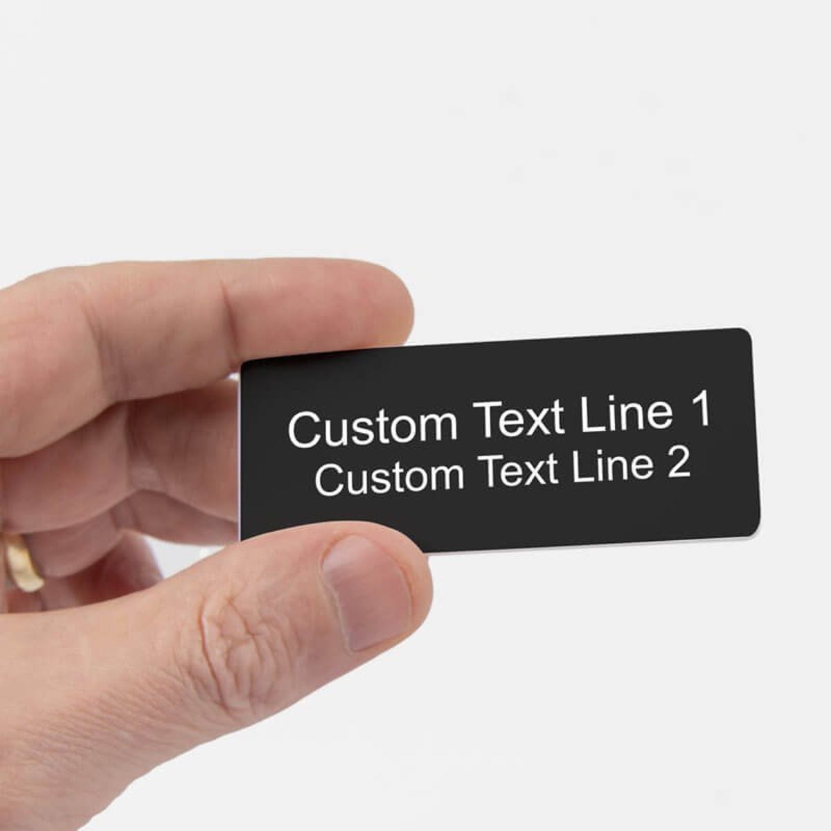 Custom Engraved Name Badge 