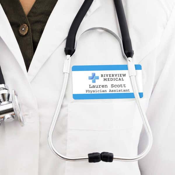 Medical Name Tag for Doctors 