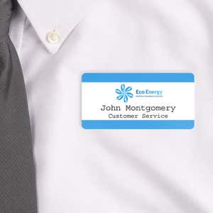Business name tag for any industry 