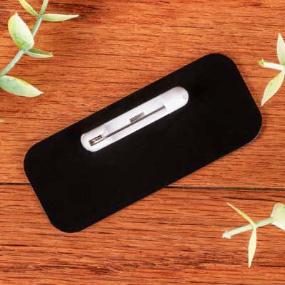 Laser Engraved 1.5" x 3" Name Tag - alternate view