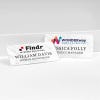 Marble Background Name Tag - Upload your logo