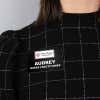 Name Tag on Professional work wear