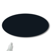 Reusable Chalkboard Black Oval Name Tag