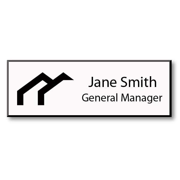 1" x 3" Laser Engraved Name Tag