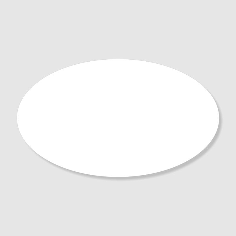 1.75X3 Laser Engraved Oval Name Badge