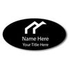 Laser Engraved Oval Name Tag - 1.5" x 3"