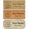 Engraved Wood Name Tag | 1 ¼” x 3”