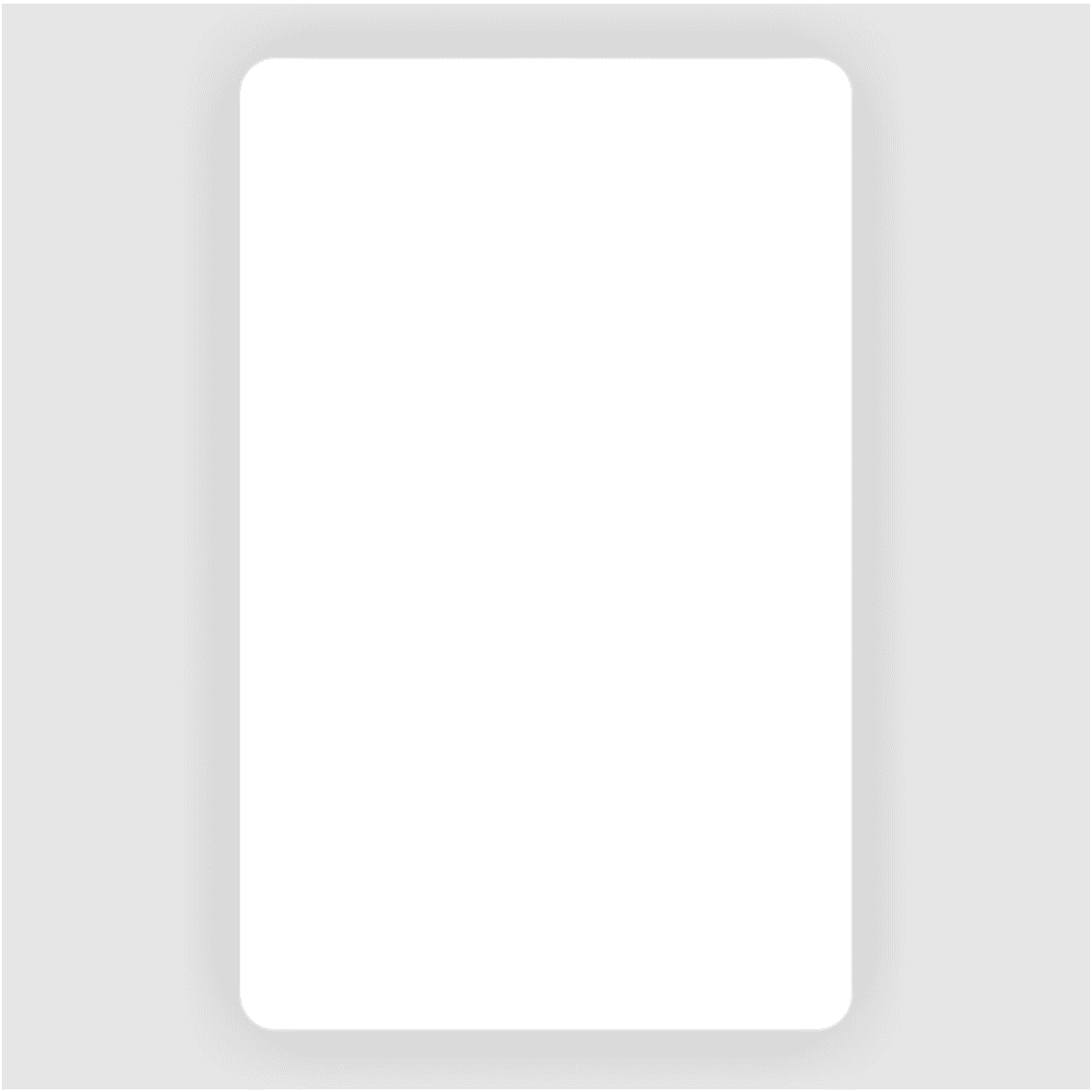 Vertical Blank ID Card