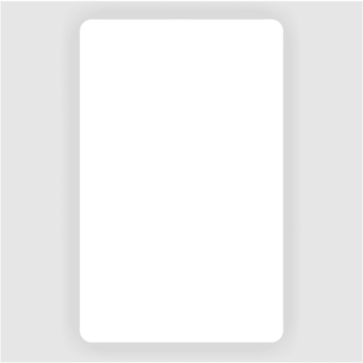 Vertical Blank ID Card