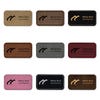 Leatherette Rectangle Magnetic Name Tag - 1.75" x 3.25" Color Examples