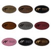 Leatherette Oval Magnetic Name Tag - 1.75" x 3.25" Color Examples