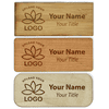 Engraved Wood Name Tag | 1 ½” x 3 ½”