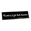 Wizard of Light Bulb Moments Funny Name Plate