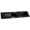FDIC Wood Desk Name Block