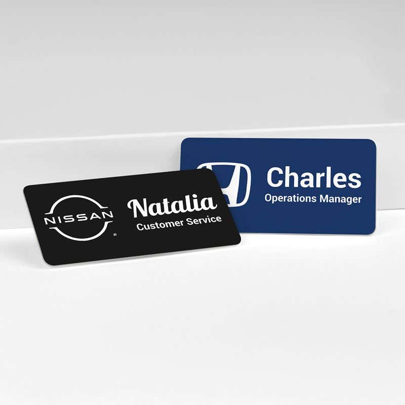 Laser Engraved Name Tag