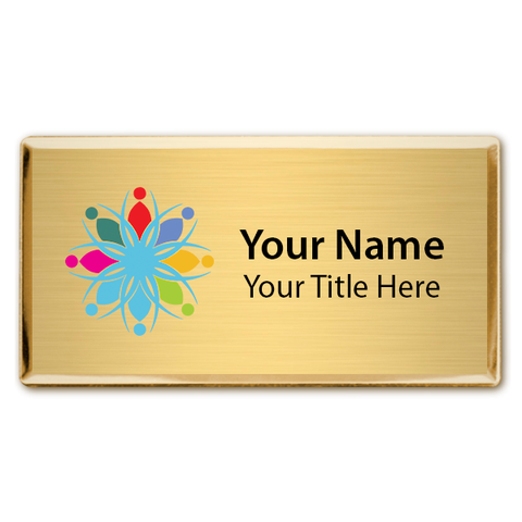 Executive Full Color Magnetic Name Badges
