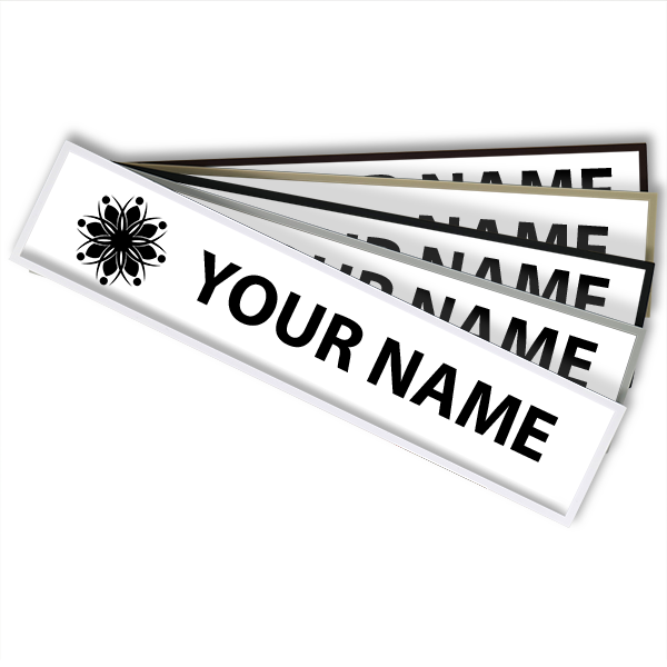 2" x 10" Plastic Engraved Wall Plate