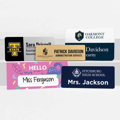 Design Your Own School ID Badge - alternate view