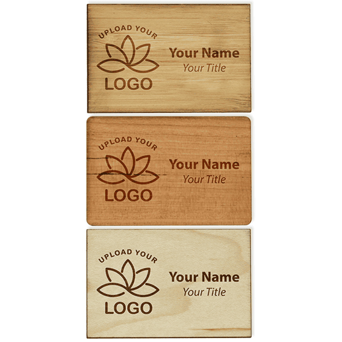 Engraved Wood Name Tag | 2" x 3"