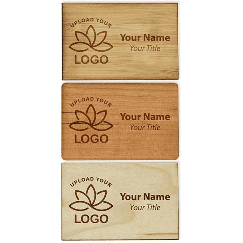 Engraved Wood Name Tag | 2" x 3"