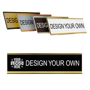 Engraved Wall Nameplate, 2" x 8" | Custom Office Door Sign