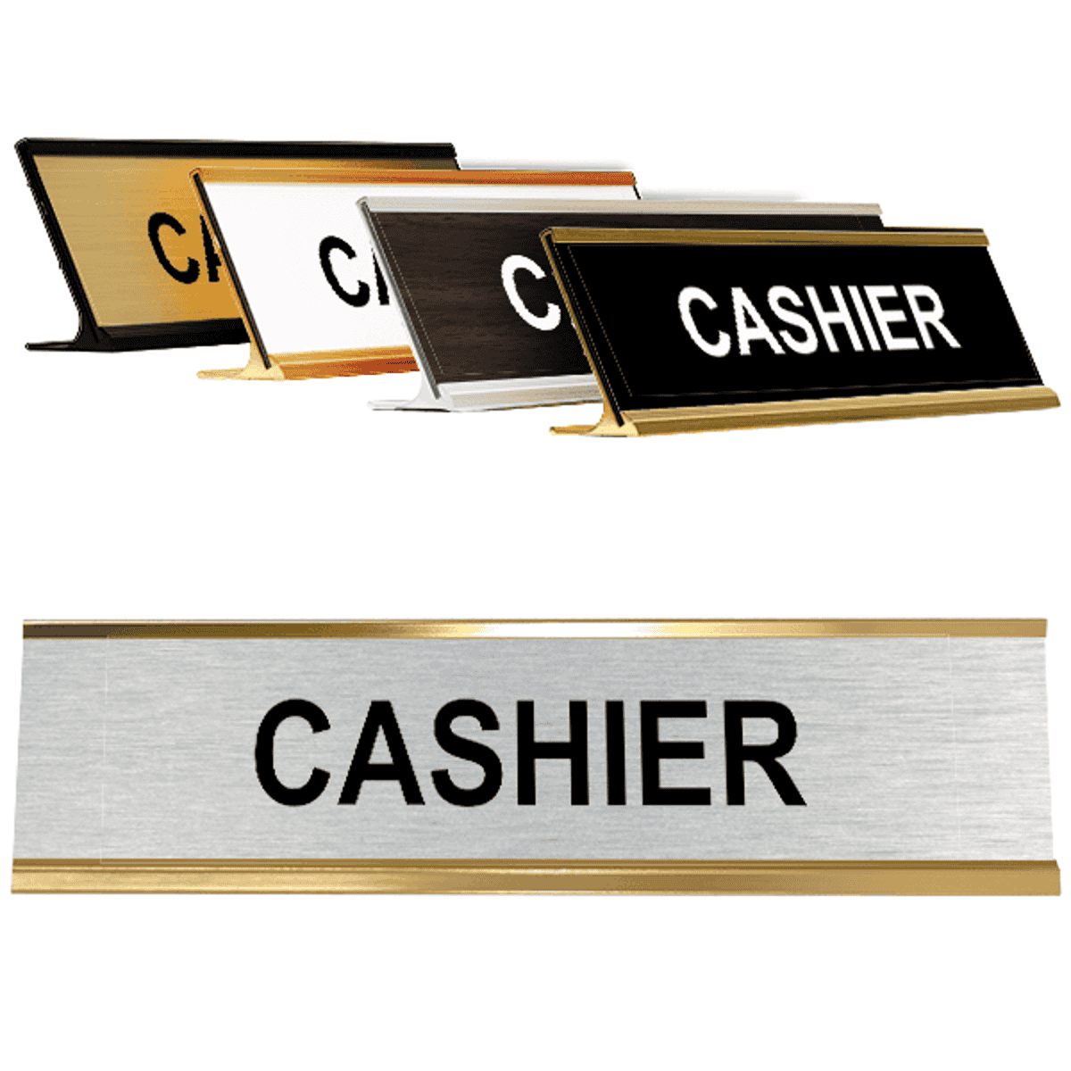 Cashier Desk Plate | 2" x 8"