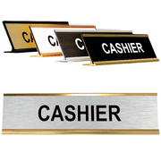 2" x 8" Engraved Cashier Desk Plate