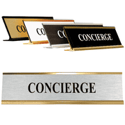 2" x 8" Engraved Concierge Desk Plate