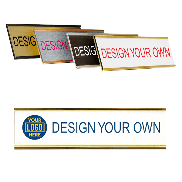 2" x 8" Full Color Wall Plate with Optional Logo 