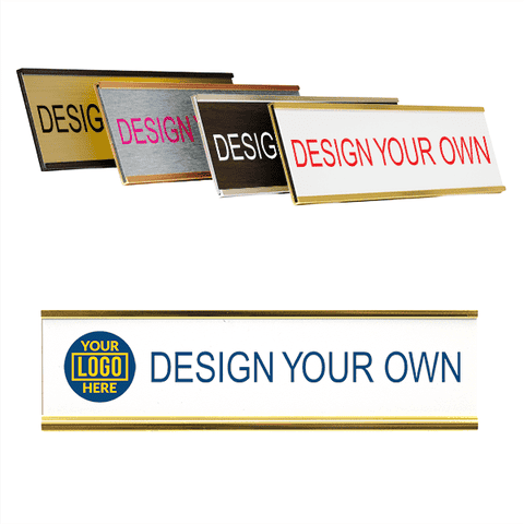 2" x 8" Full Color Wall Plate with Optional Logo