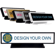 2" x 9" Full Color Desk Plate with Optional Logo