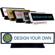 2" x 9" Full Color Desk Plate with Optional Logo